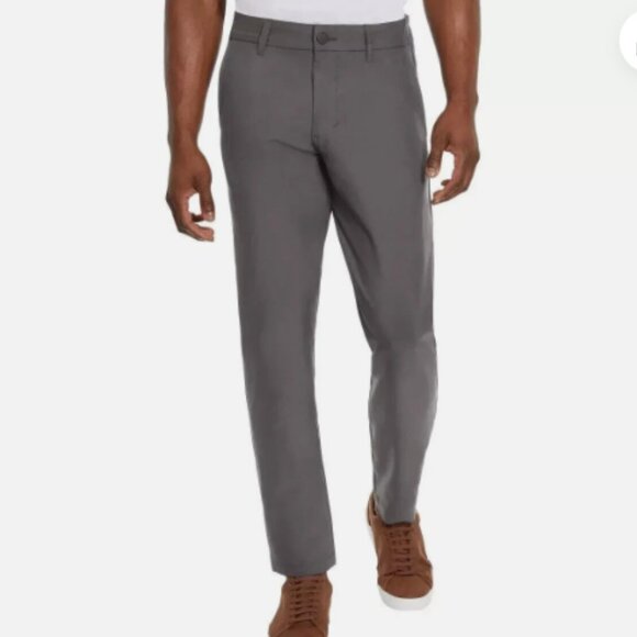 NEW Marc New York Andrew Marc Men's Size 32 X 34  Grey Commuter Pants Polyester - Picture 1 of 8